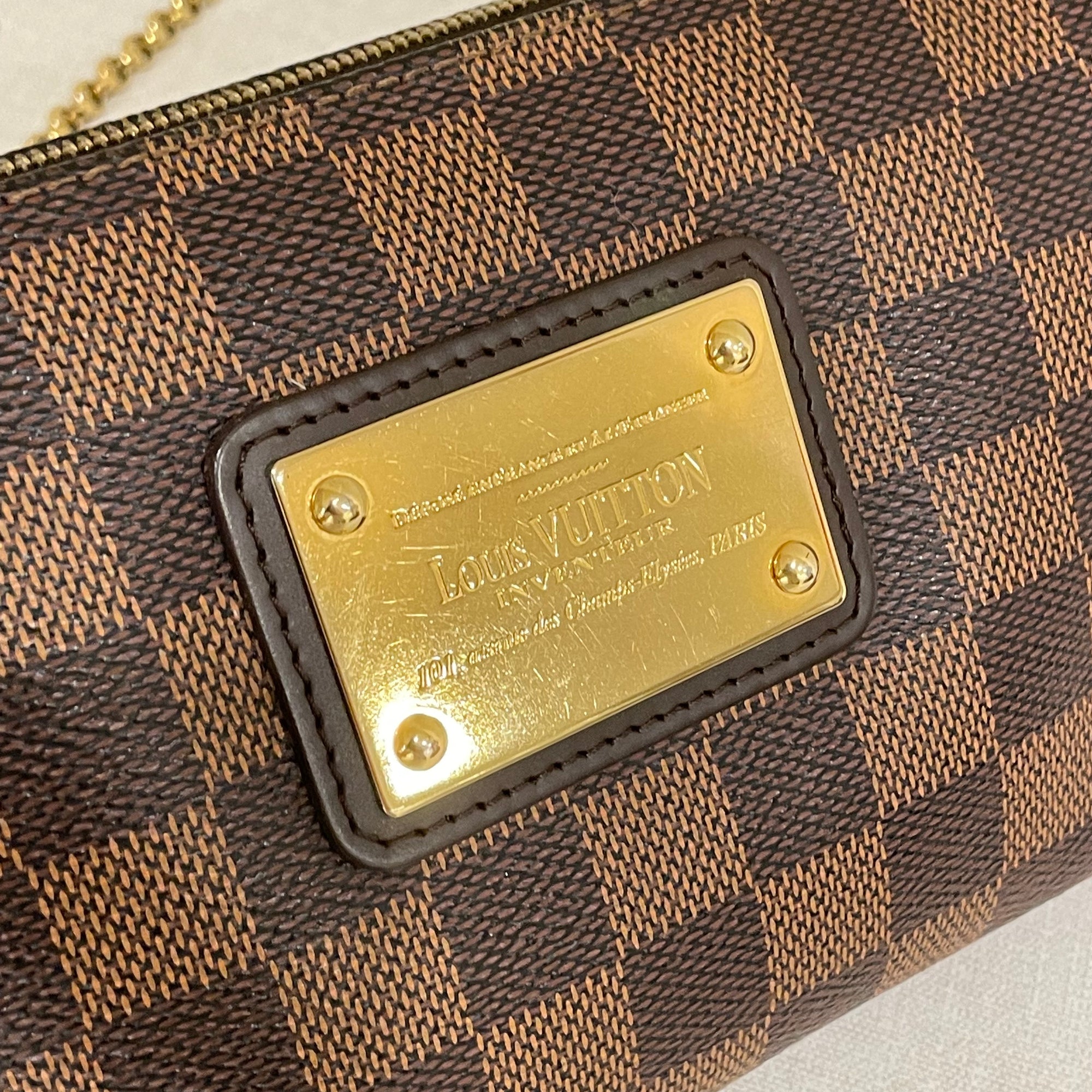 Louis Vuitton, Bags, Louis Vuitton Damier Ebene Orsay Clutch Bag Lv Auth  Am97g