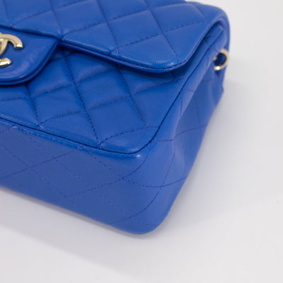 Chanel Quilted Rectangular Mini Blue