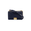 Chanel Quilted Old Medium Boy Navy