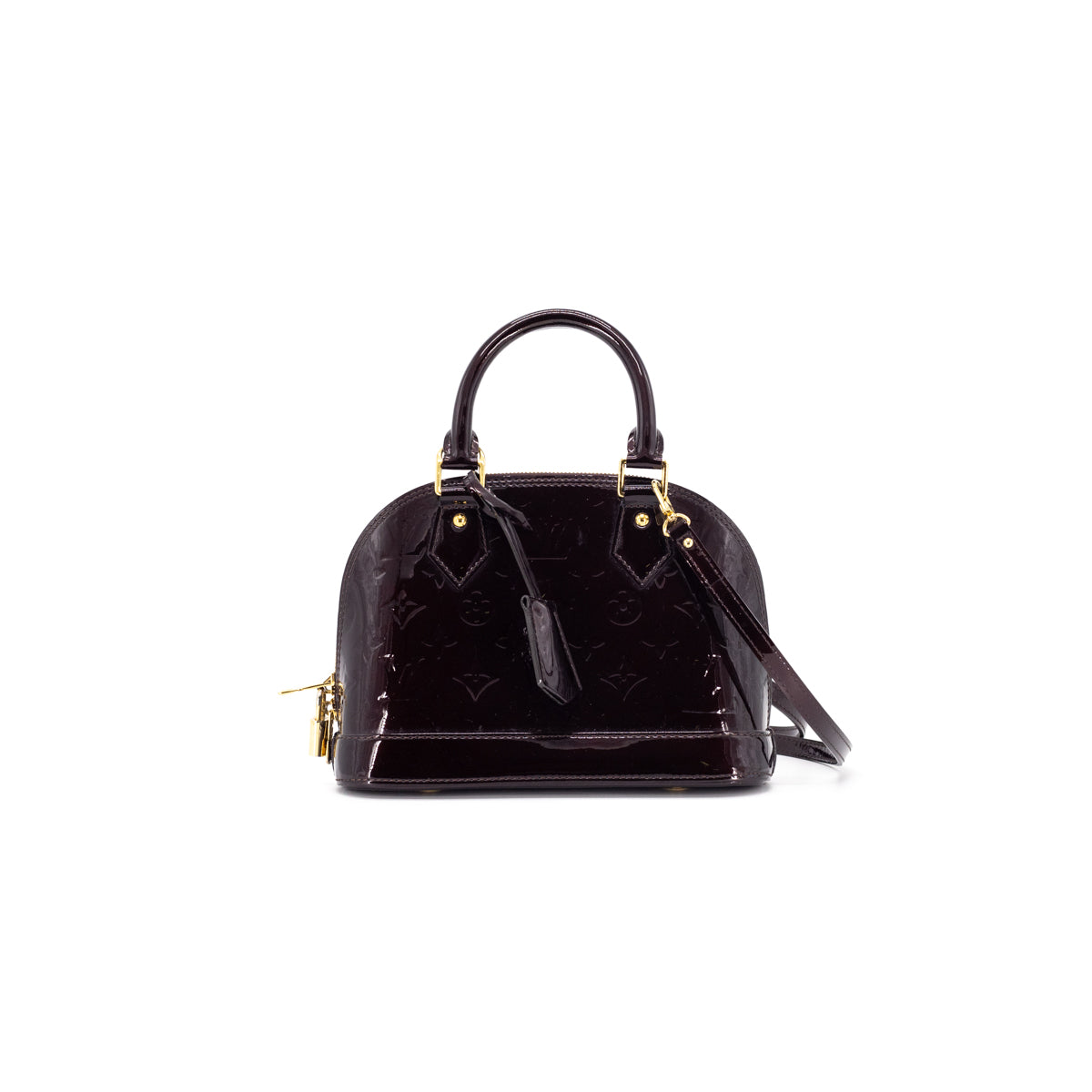 Louis Vuitton Alma Bag Amarant Vernis BB Purple Leather ref.1005496 - Joli  Closet