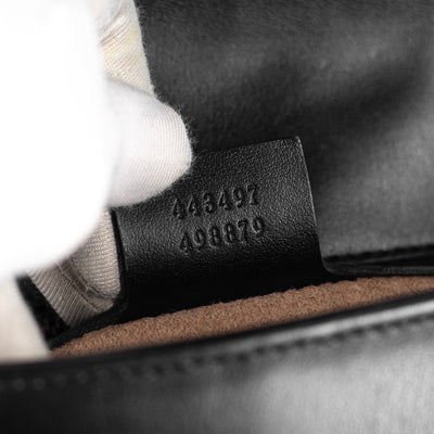 Gucci Marmont Small Matelassé Shoulder Bag Black