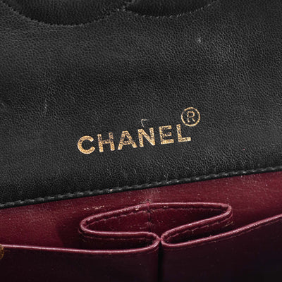 Chanel Quilted 24K Vintage Rectangular Mini Black