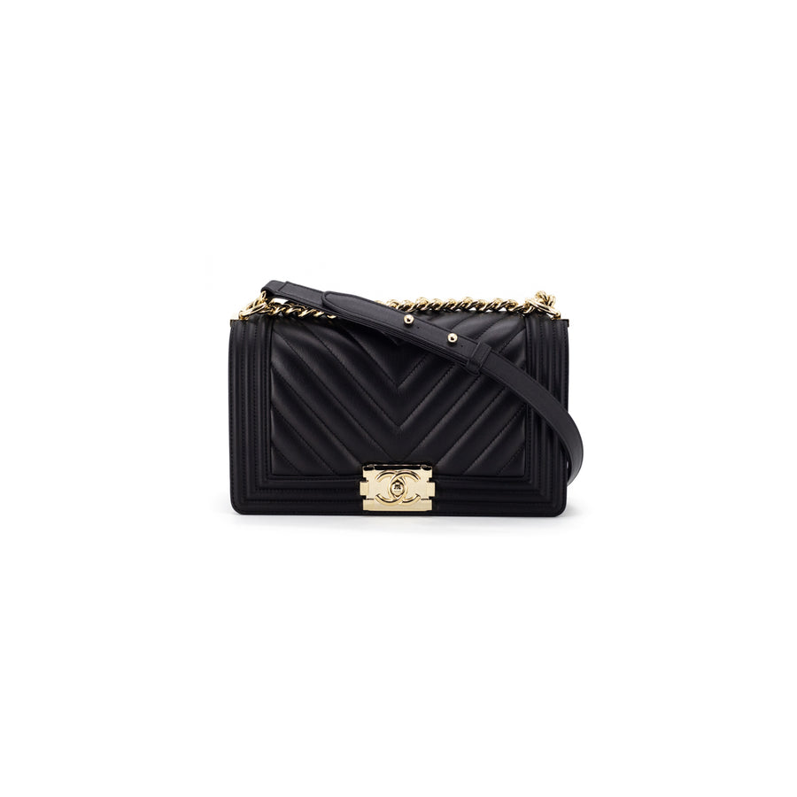 Chanel Small Quilted Business Affinity Caviar Caramel - THE PURSE AFFAIR