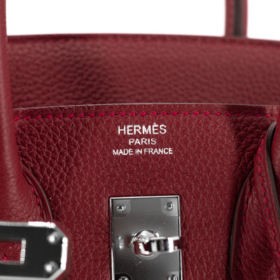 Hermes Birkin 25 Rouge Vif