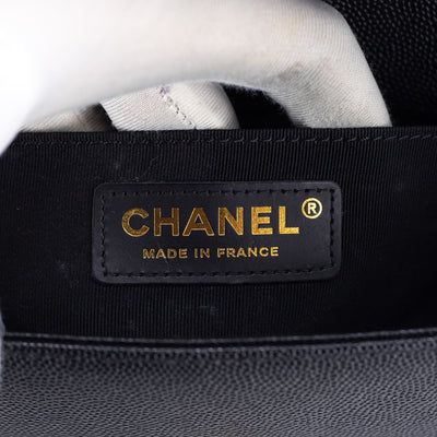 Chanel Quilted Small Boy Black