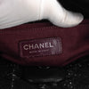 Chanel Tweed distressed diamond quilted leather black medium tote bag