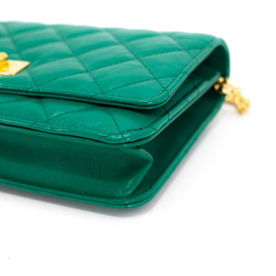 Chanel Reissue Wallet on Chain Emerald Green