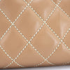 Chanel Quilted Calfskin Shoulder Bag Beige