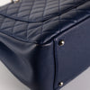 Chanel Quilted Caviar XL GST Navy