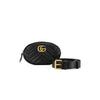 Gucci Chevron GG Marmont Matelassé Belt Bag Black