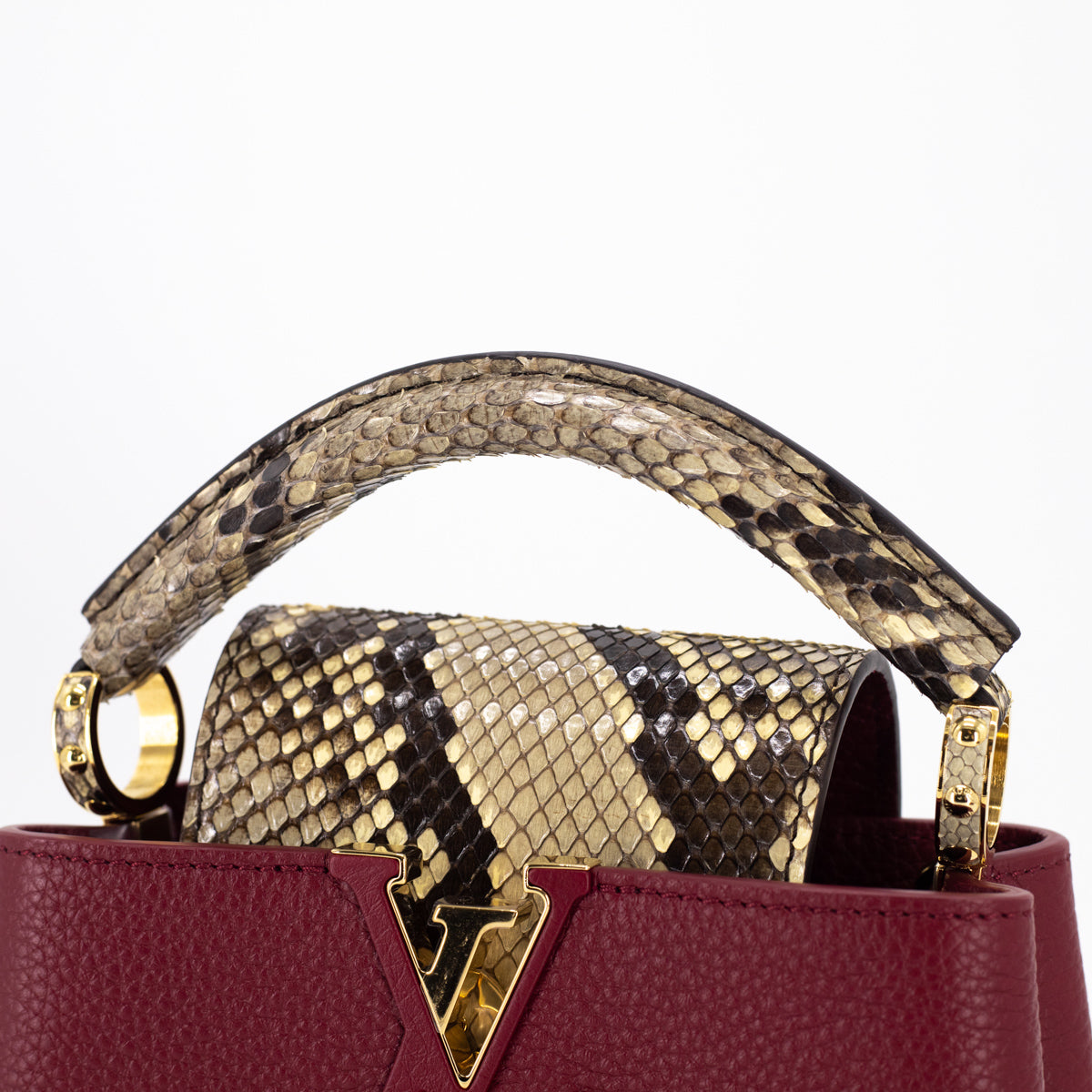 Louis Vuitton Capucines Mini Exotic Snake - THE PURSE AFFAIR