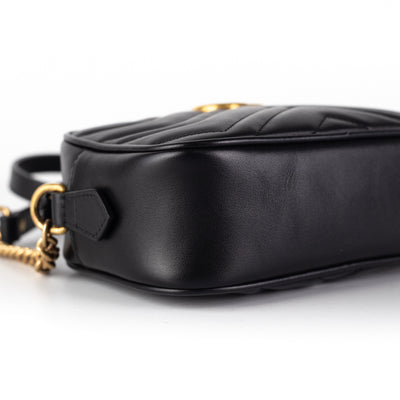 Gucci Marmont Camera Bag Black