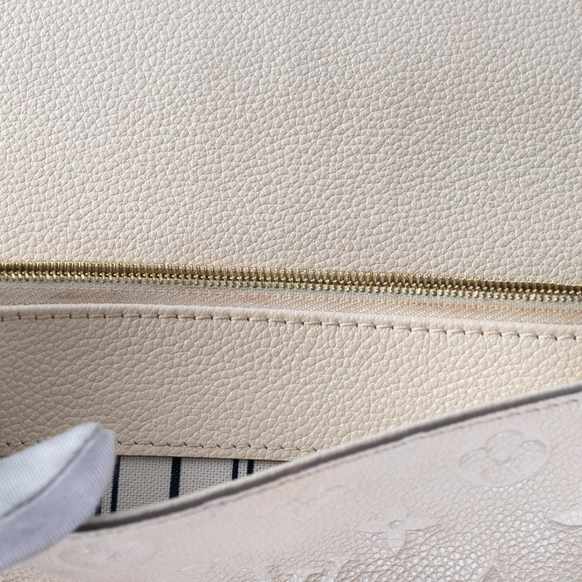 Louis Vuitton Monogram Empreinte Fascinate Bag Off White - THE