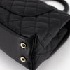 Chanel Quilted Caviar Small Coco Handle Black
