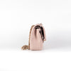 Chanel Chevron Medium/Large Classic Flap Dusty Pink