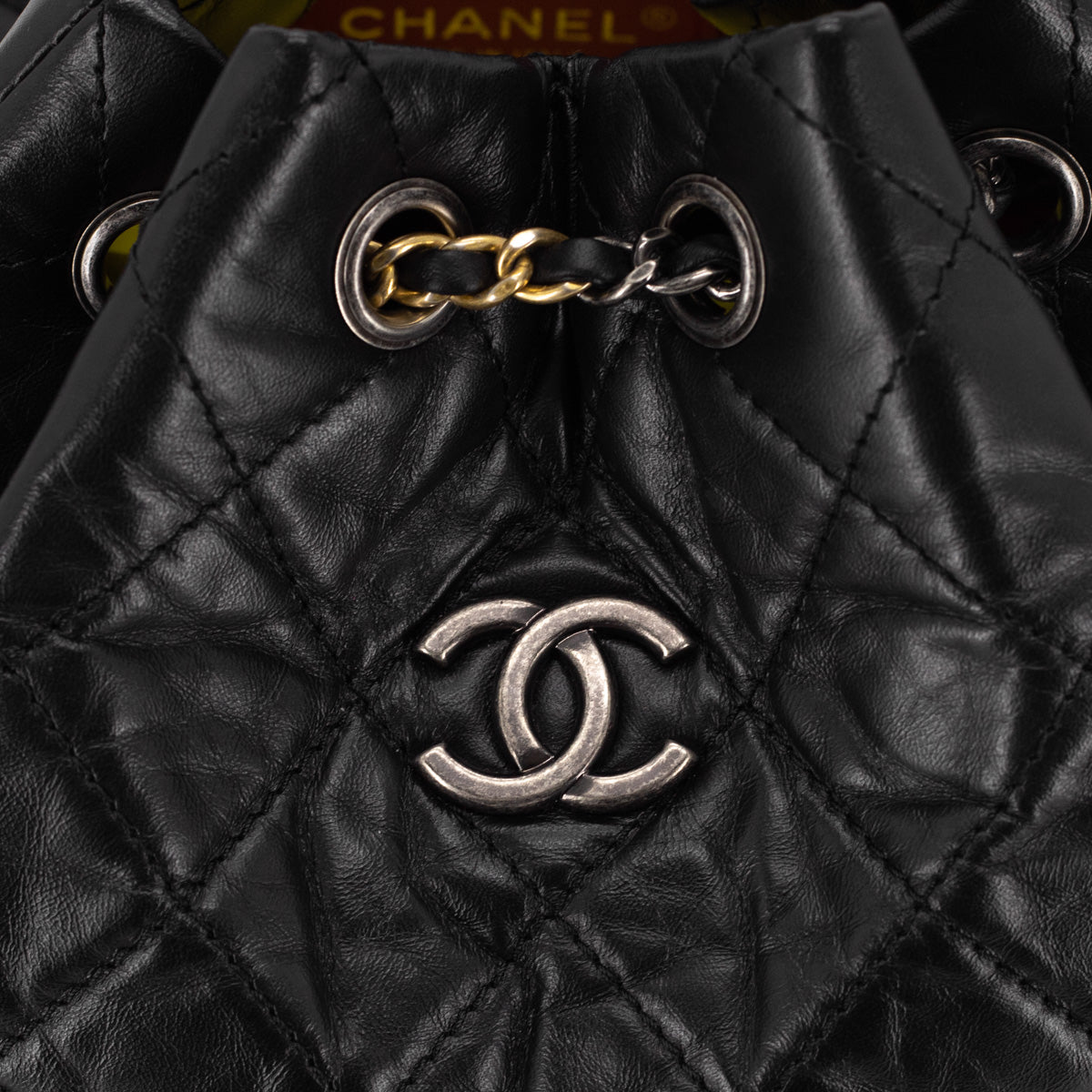 Gabrielle leather backpack Chanel Black in Leather - 34735120