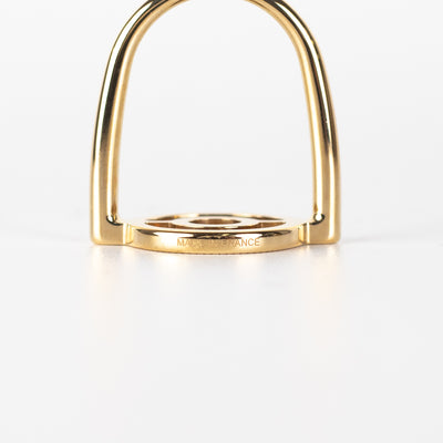 Hermes Scarf Ring Yellow Gold