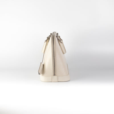 Louis Vuitton Alma PM EPI Leather White - THE PURSE AFFAIR