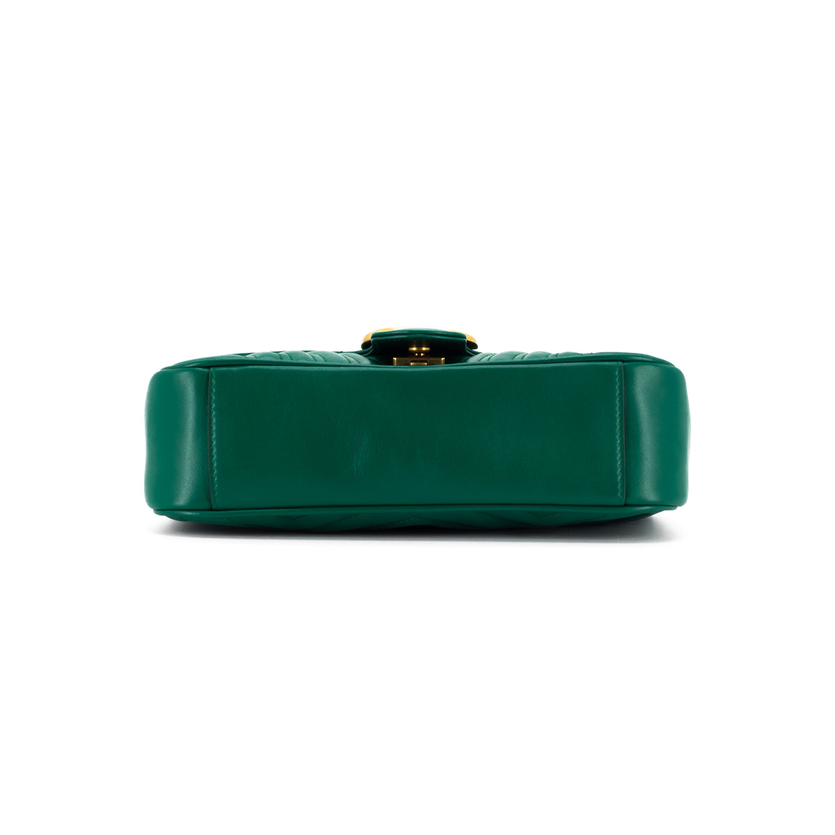 Gucci GG Marmont Matelassé Super Mini Bag in Green