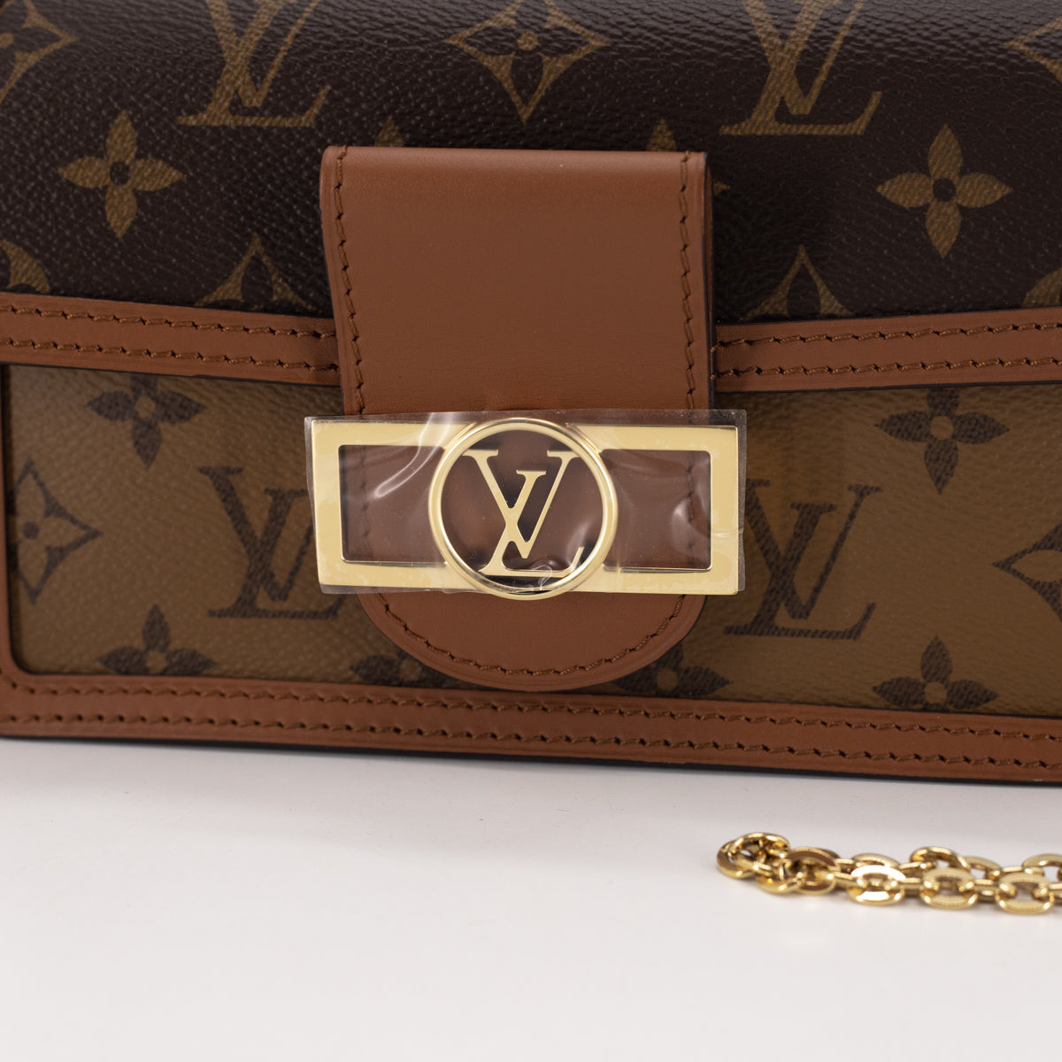 Louis Vuitton Dauphine Wallet on Chain Reverse Monogram - THE PURSE AFFAIR