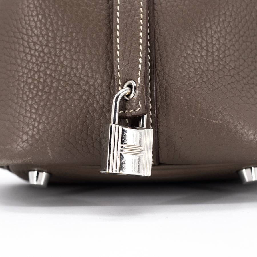 Hermes Picotin 18 Clemence Vert Cypress - Z Stamp - THE PURSE AFFAIR