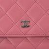 Chanel Quilted WOC Wallet On Chain Pink