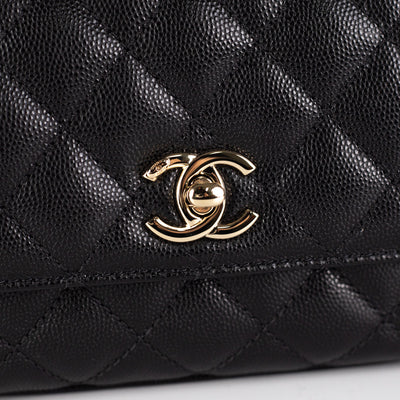 Chanel Extra Mini Coco Handle Black GHW (2021 metal tag without date code sticker or auth card)