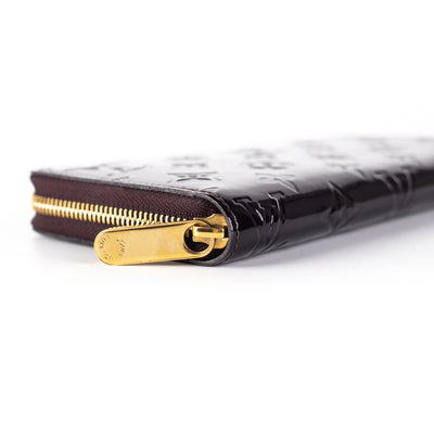 Louis Vuitton Amarante Vernis Zippy Wallet