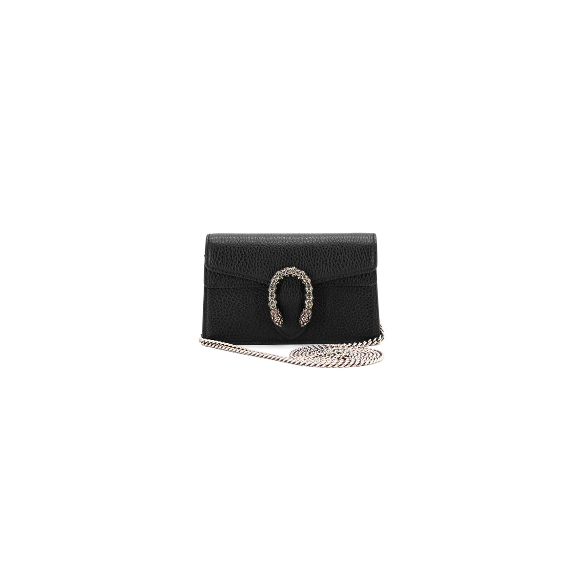 Gucci Dionysus GG Mini Chain Bag Black - THE PURSE AFFAIR