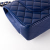 Chanel Quilted Medium/Large Classic Flap Deep Blue