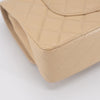 Chanel Quilted Caviar Medium/Large Classic Flap Claire Beige