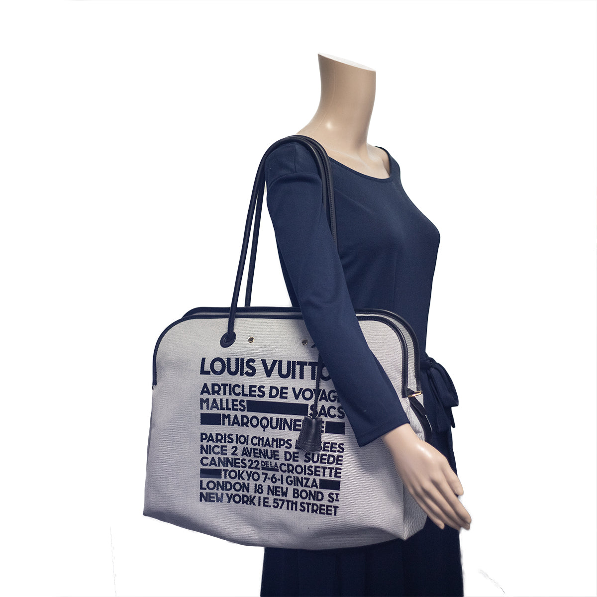 Louis Vuitton White Voyage Bagatelle Leather Satchel ref.262399 - Joli  Closet