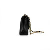 Chanel 24K Quilted Caviar Medium/Large Classic Flap Black