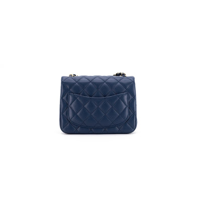 Chanel Quilted Square Mini Aegean Blue