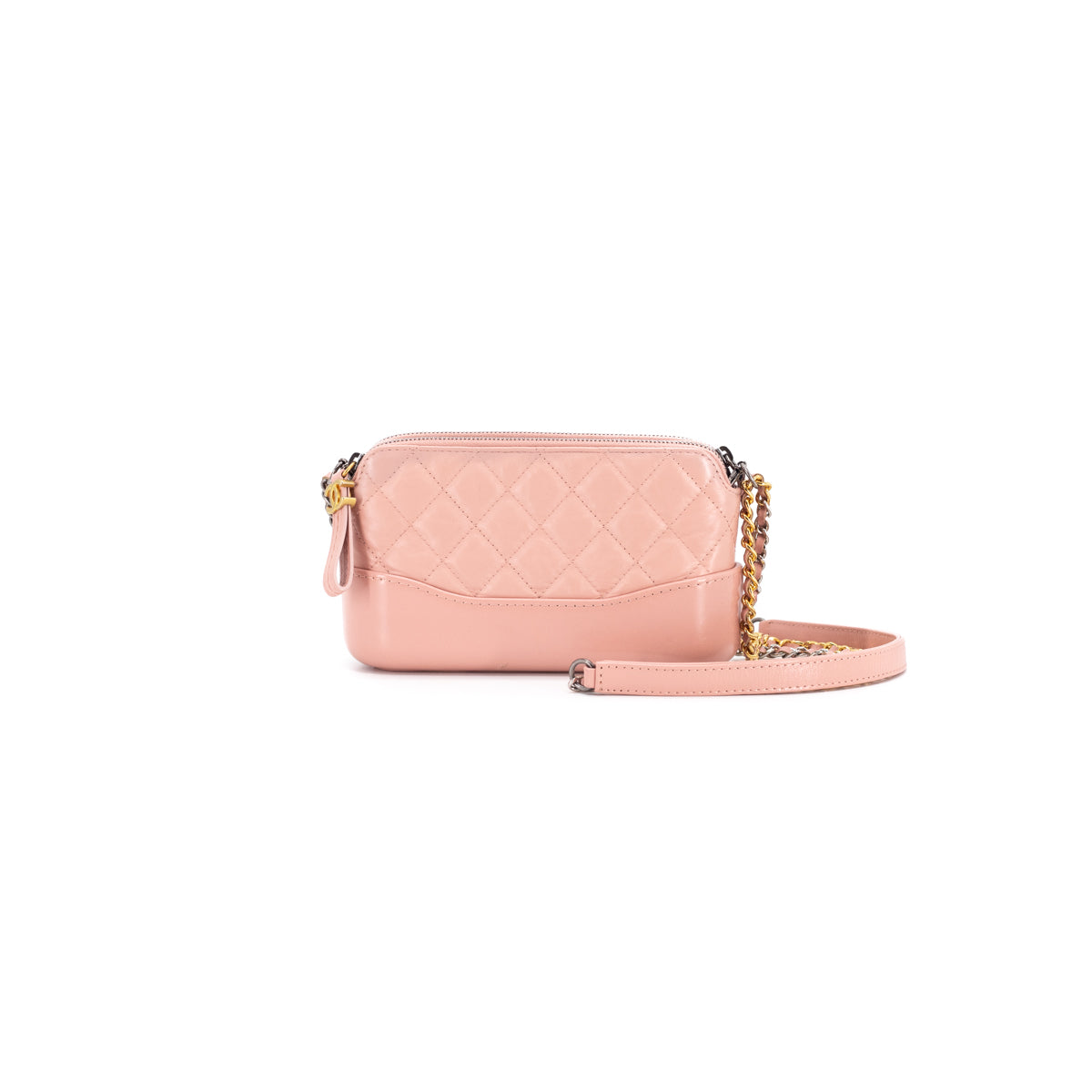 Replica Chanel Gabrielle Clutch With Chain A94505 Pink