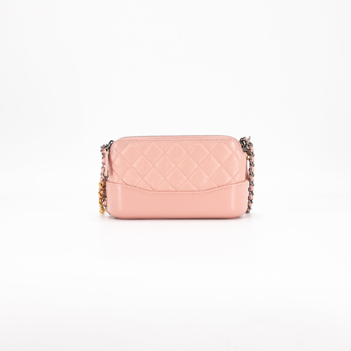 Replica Chanel Gabrielle Clutch With Chain A94505 Pink