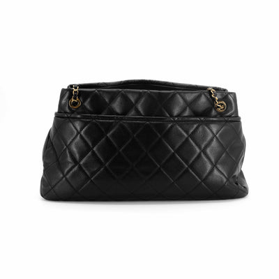 Chanel Quilted Caviar Tote Black