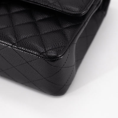 Chanel Quilted Caviar Medium/Large Classic Flap Black
