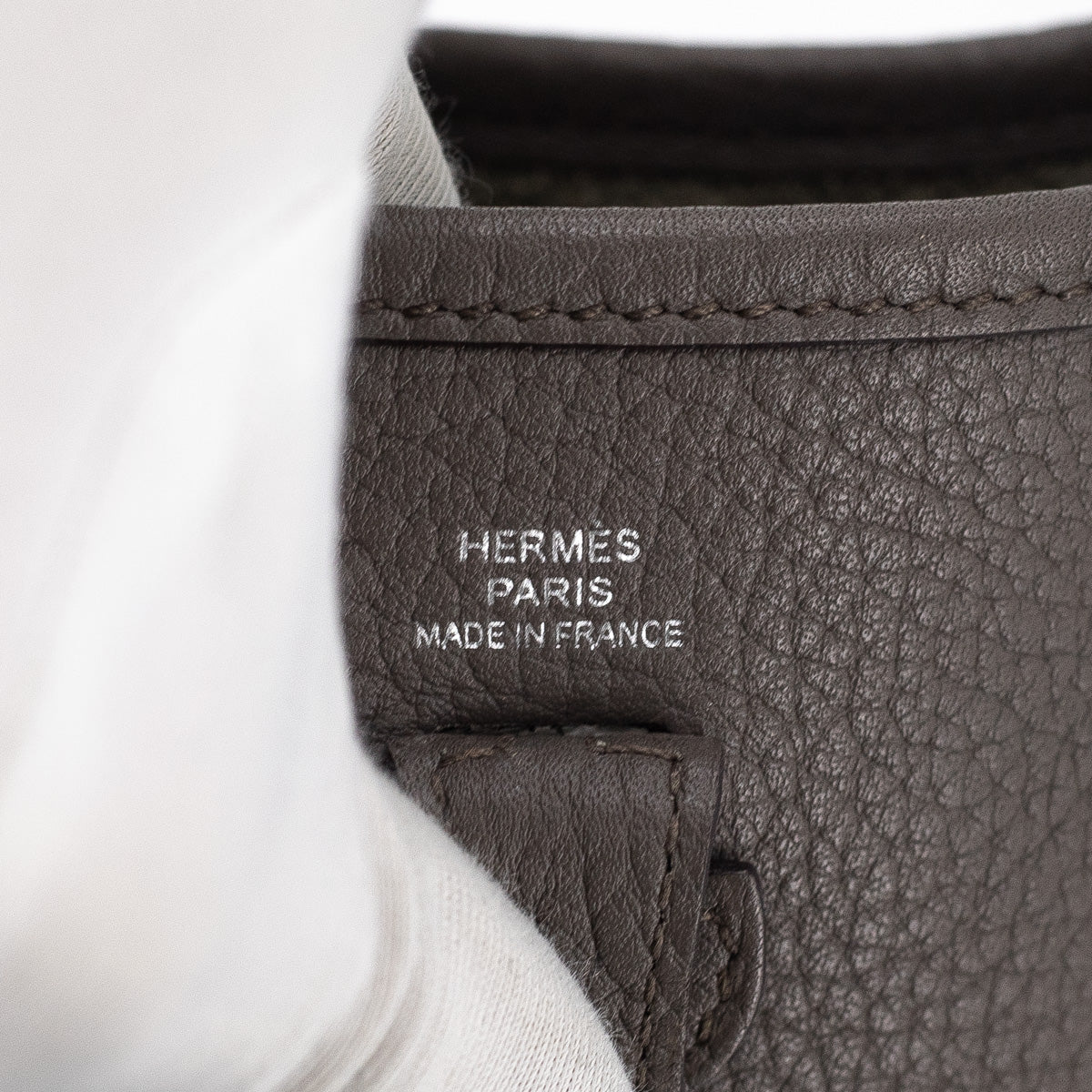Hermes Etain 16 TPM Mini Etoupe - X Stamp - THE PURSE AFFAIR