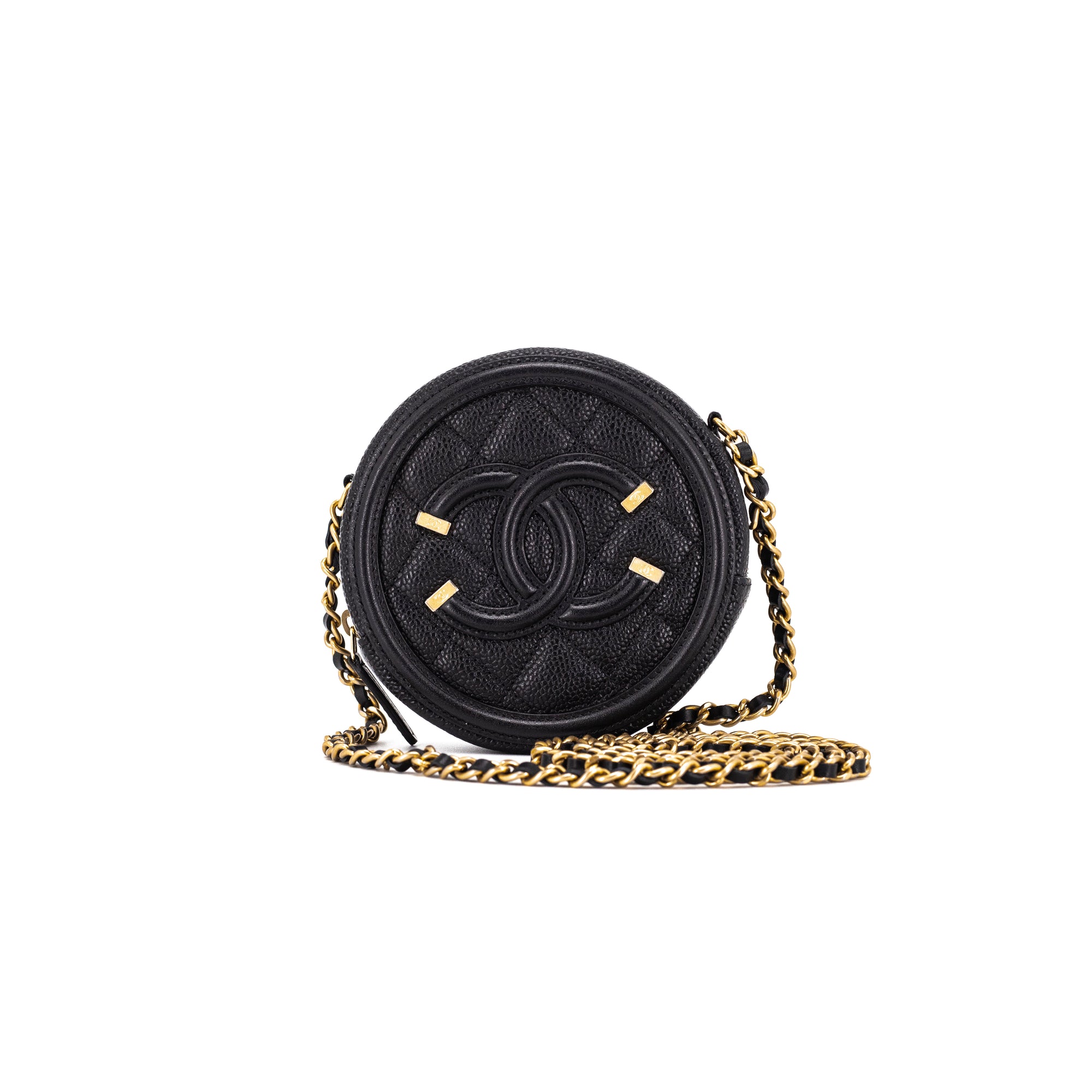 Chanel round bag black Clearance