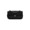 Chanel Quilted Caviar East West Flap Bag Black