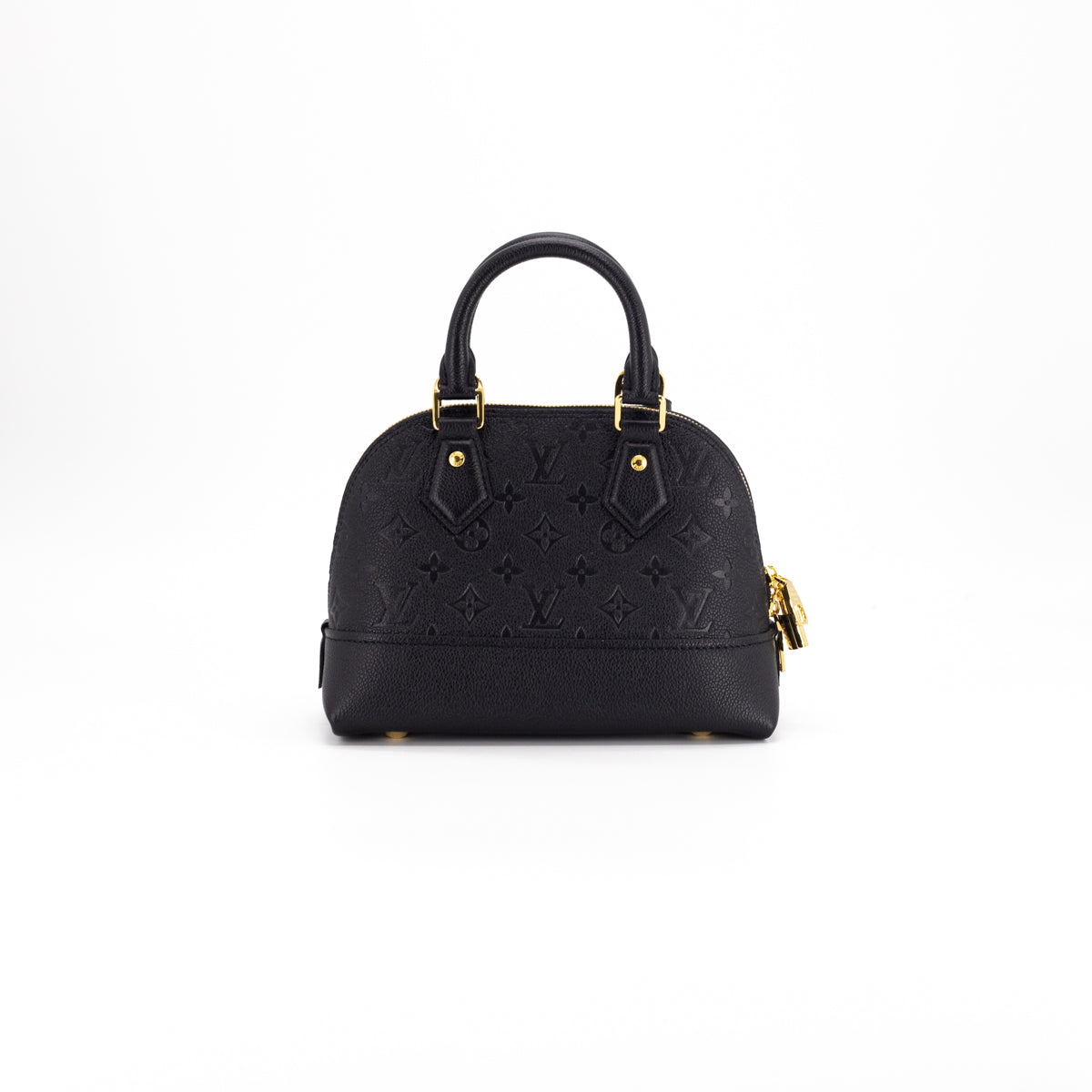 Louis Vuitton Black Monogram Empreinte Alma BB Gold Hardware Available For  Immediate Sale At Sotheby's