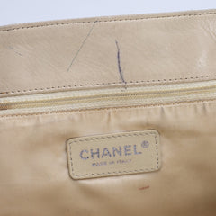 Chanel Quilted Calfskin Shoulder Bag Cream