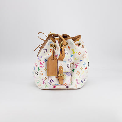 Louis Vuitton Multicolore Monogram Bucket Bag White