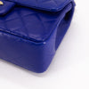 Chanel Quilted Lambskin Rectangular Mini Blue