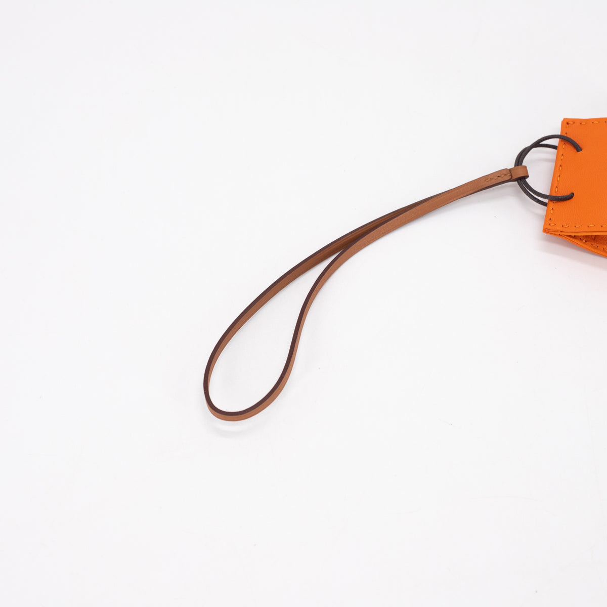 Hermes Orange Mini Shopping Bag Charm – Madison Avenue Couture