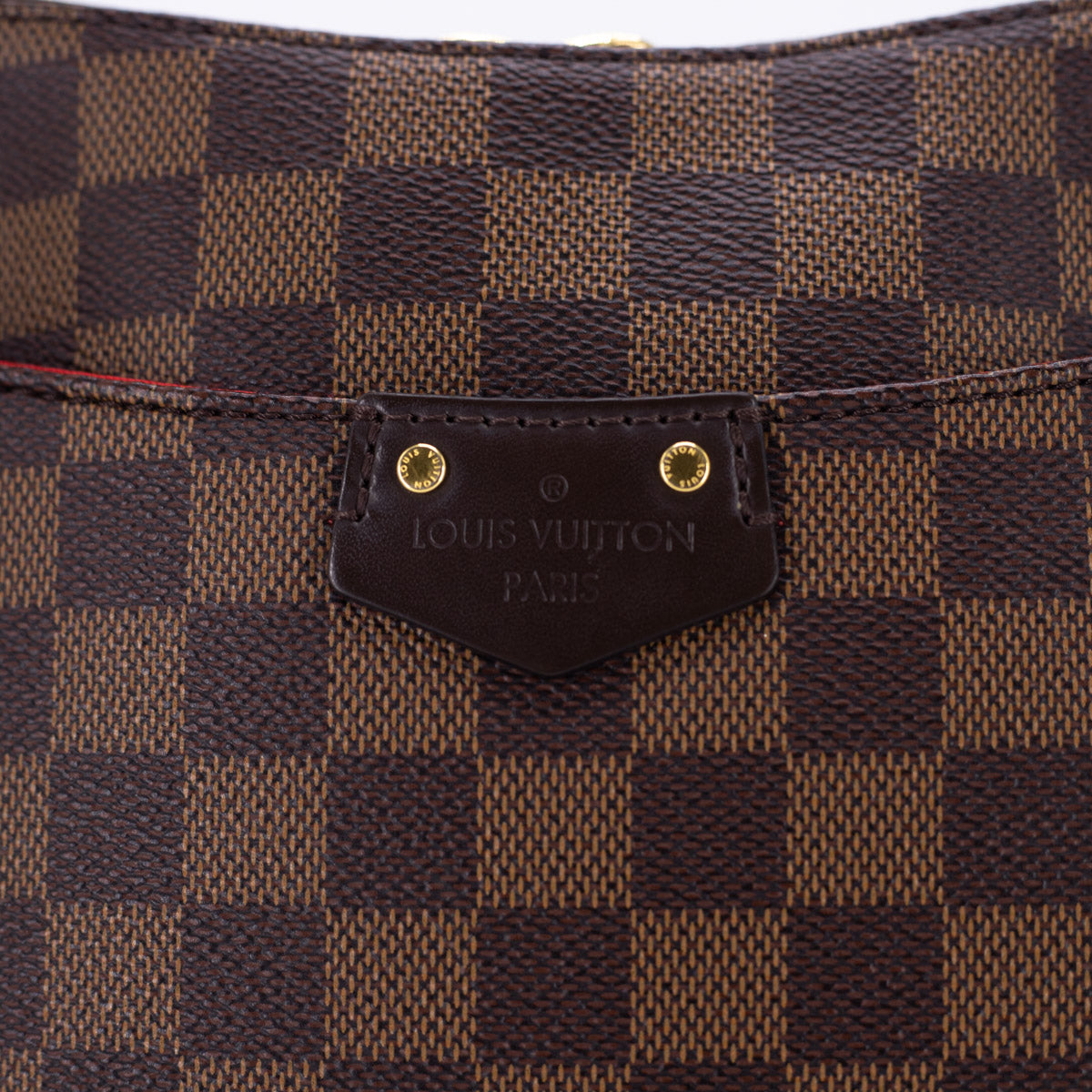 Authenticated Used Louis Vuitton South Bank Women's Shoulder Bag N42230 Damier  Ebene (Brown) 