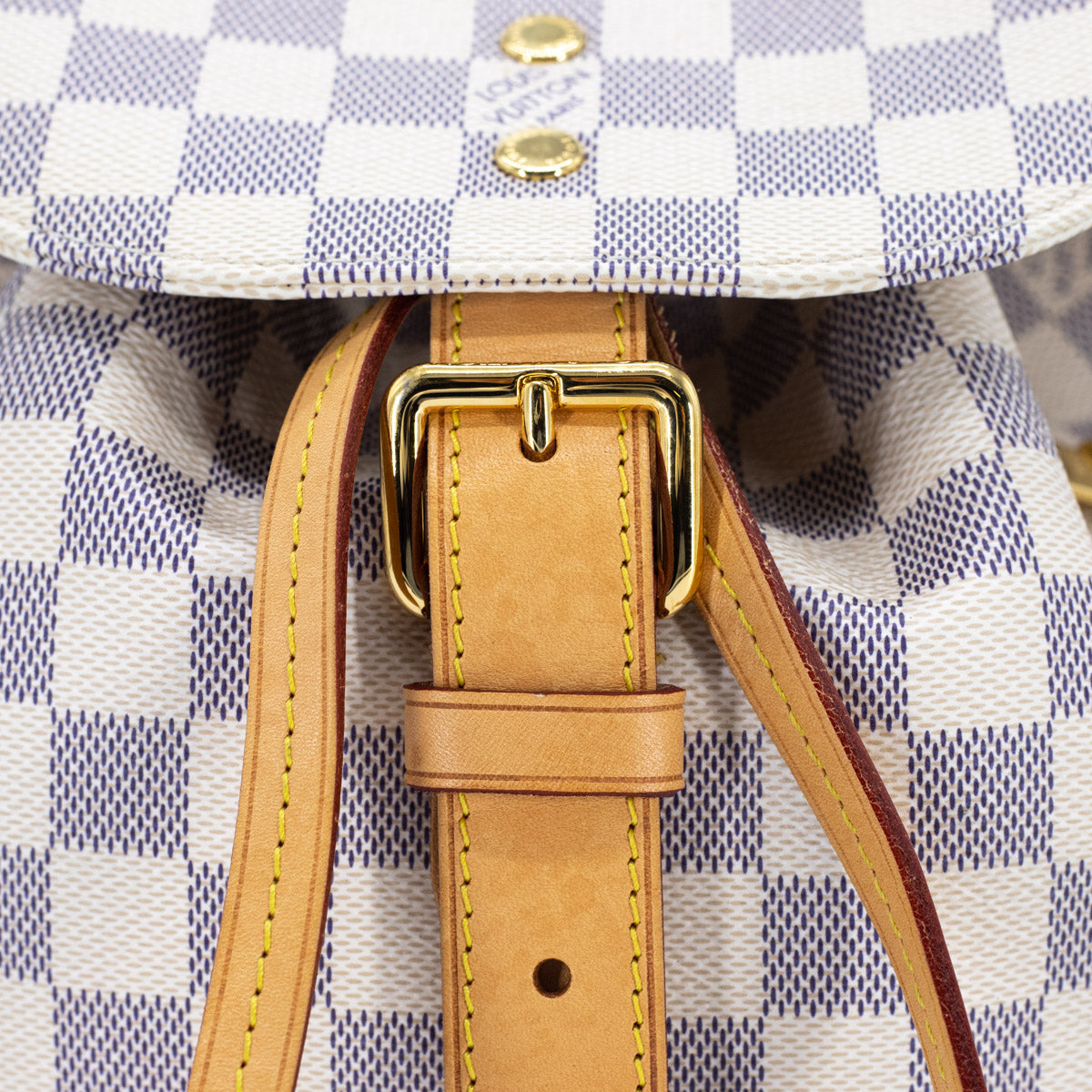 Louis Vuitton Damier Azur Sperone Backpack at 1stDibs