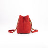 Chanel Surpique Tote Bag Red