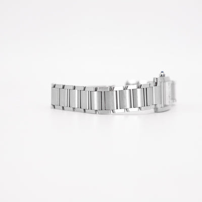 Cartier Tank Watch Steel With Steel Strap 20mm